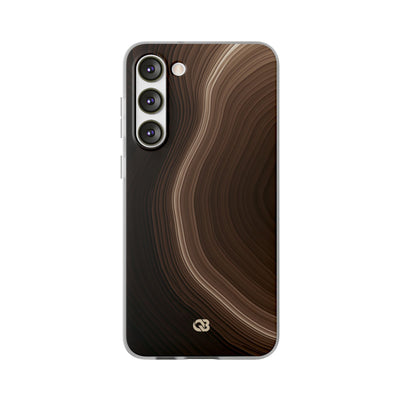 Brown Lite Phone Case for Samsung - Bronzed Canyon Relief