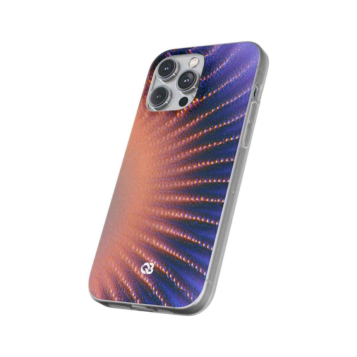 Luminous Aura Burst · Lite Phone Case for iPhone ·  Blue