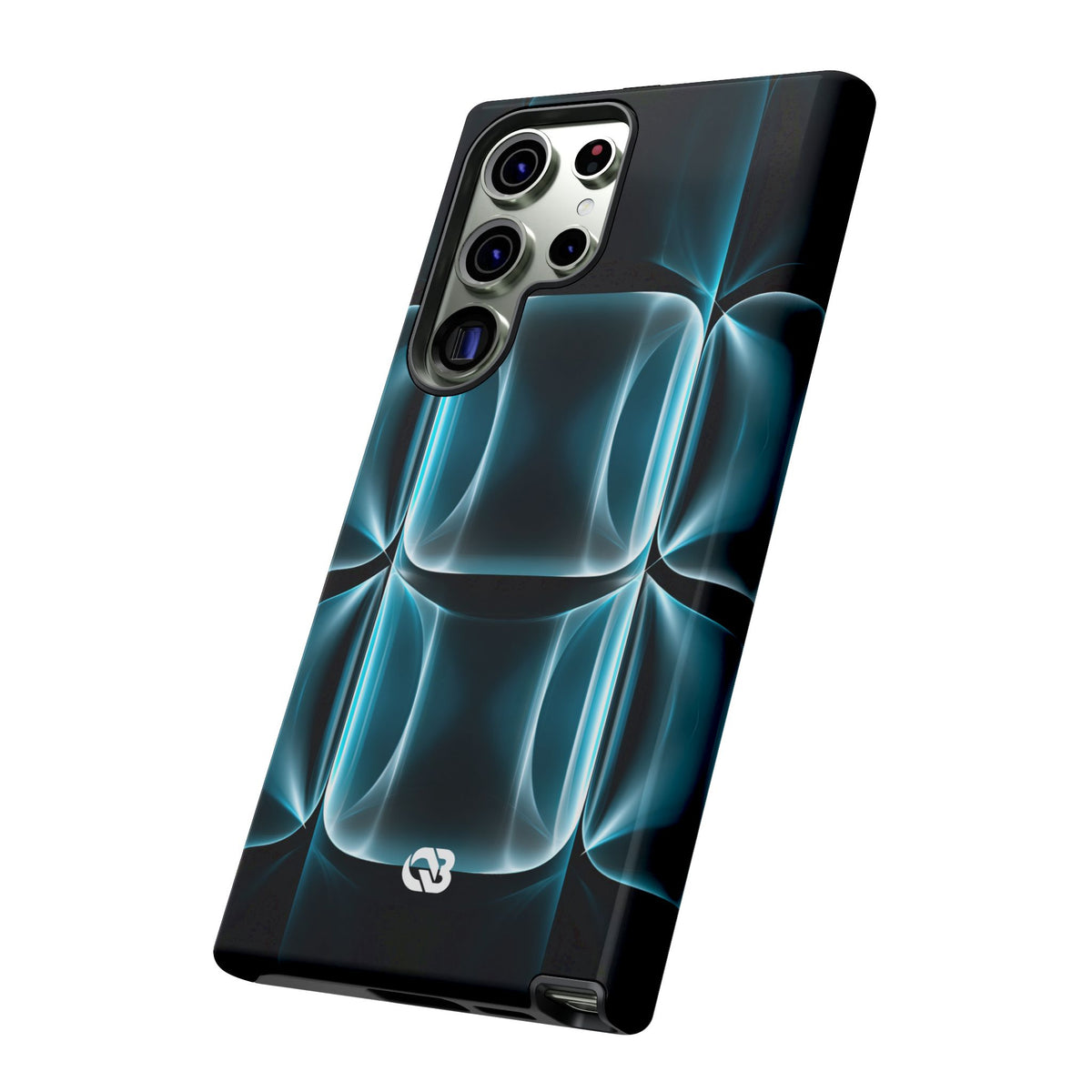 Cyan Core Matrix · Tough Phone Case for Samsung · Blue