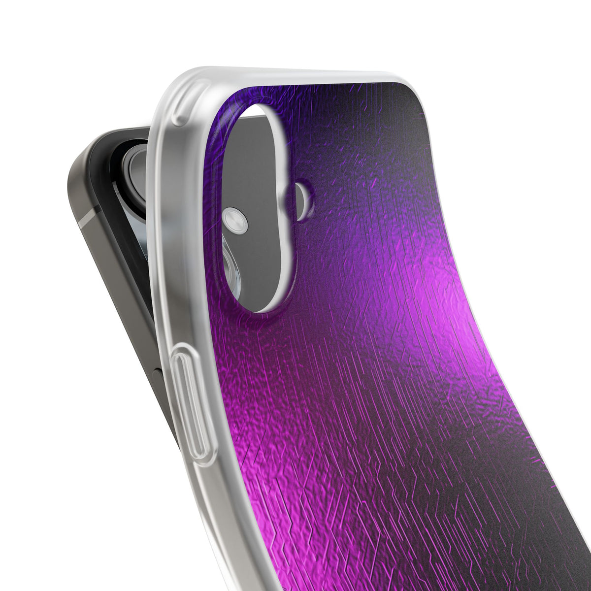 Violet Cyber Circuit · Lite Phone Case for iPhone ·  Purple