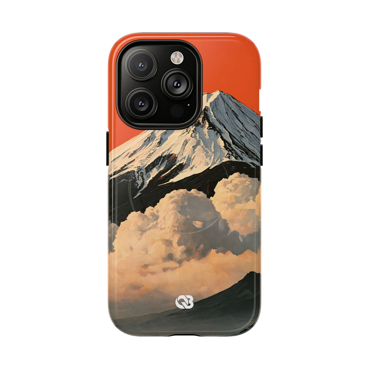 Sacred Peak Fuji · Tough 2.0 Magnetic Phone Case for iPhone · Orange
