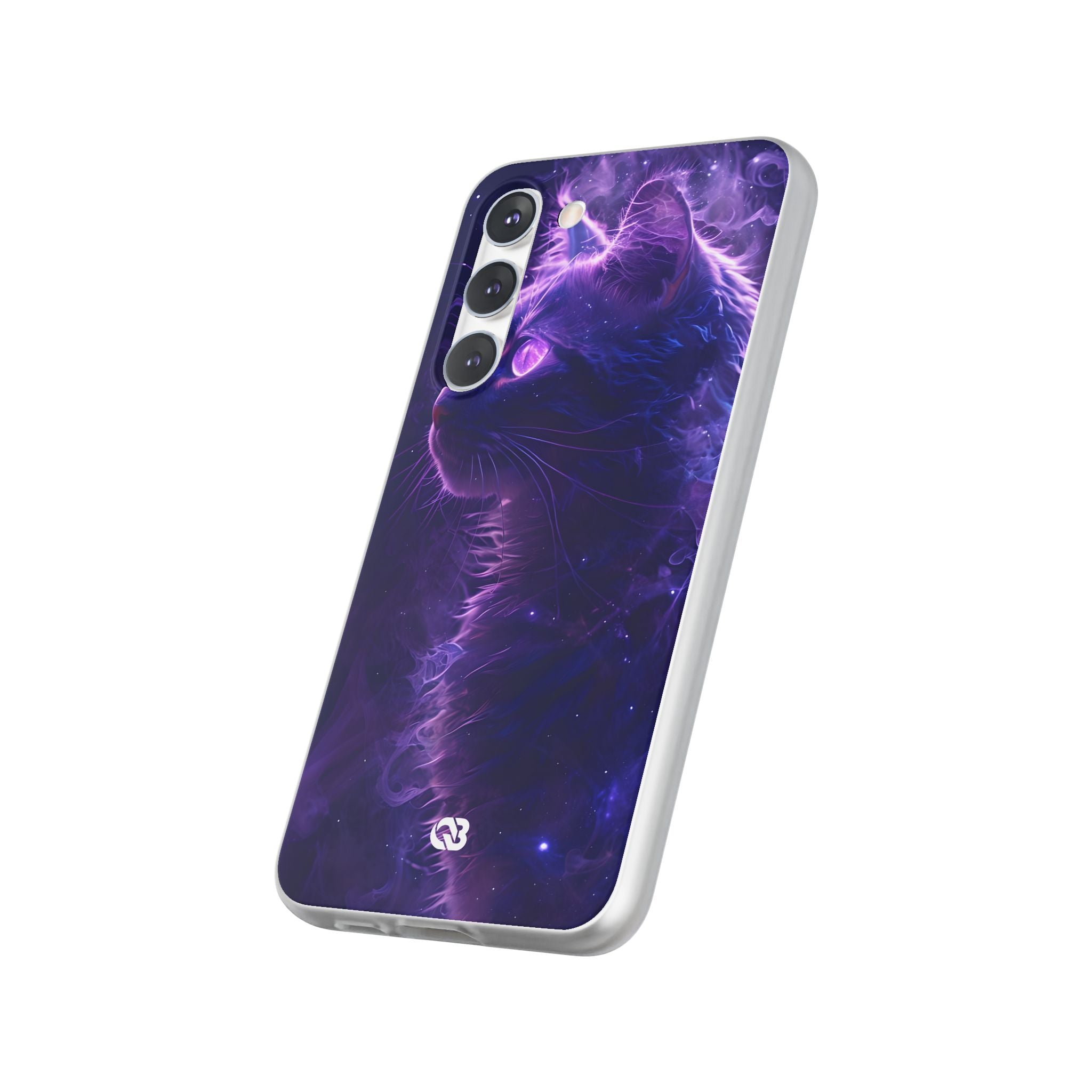 Purple Void Feline · Soft Custodia per Samsung