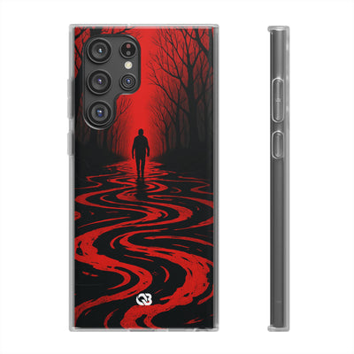 Crimson Shadow Path · Soft Handyhülle für Samsung