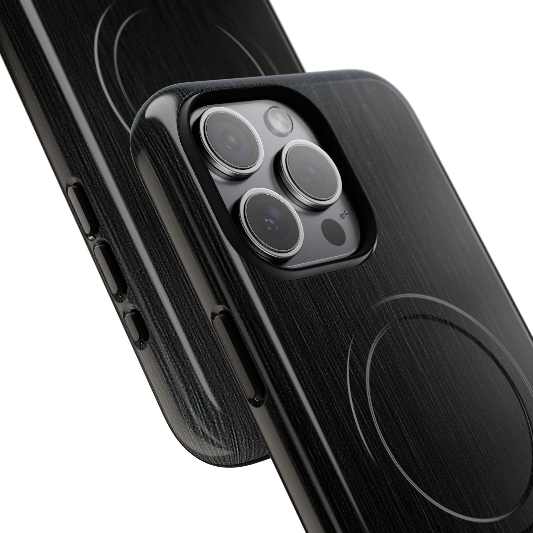 Black Tough 2.0 Magsafe Phone Case for iPhone - Brushed Obsidian Slate