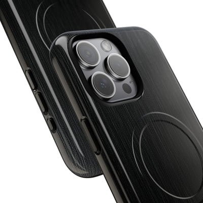 Black Tough 2.0 Magsafe Phone Case for iPhone - Brushed Obsidian Slate