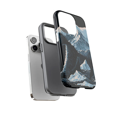 Nordic Arctic Bear · Tough Phone Case for iPhone · Black