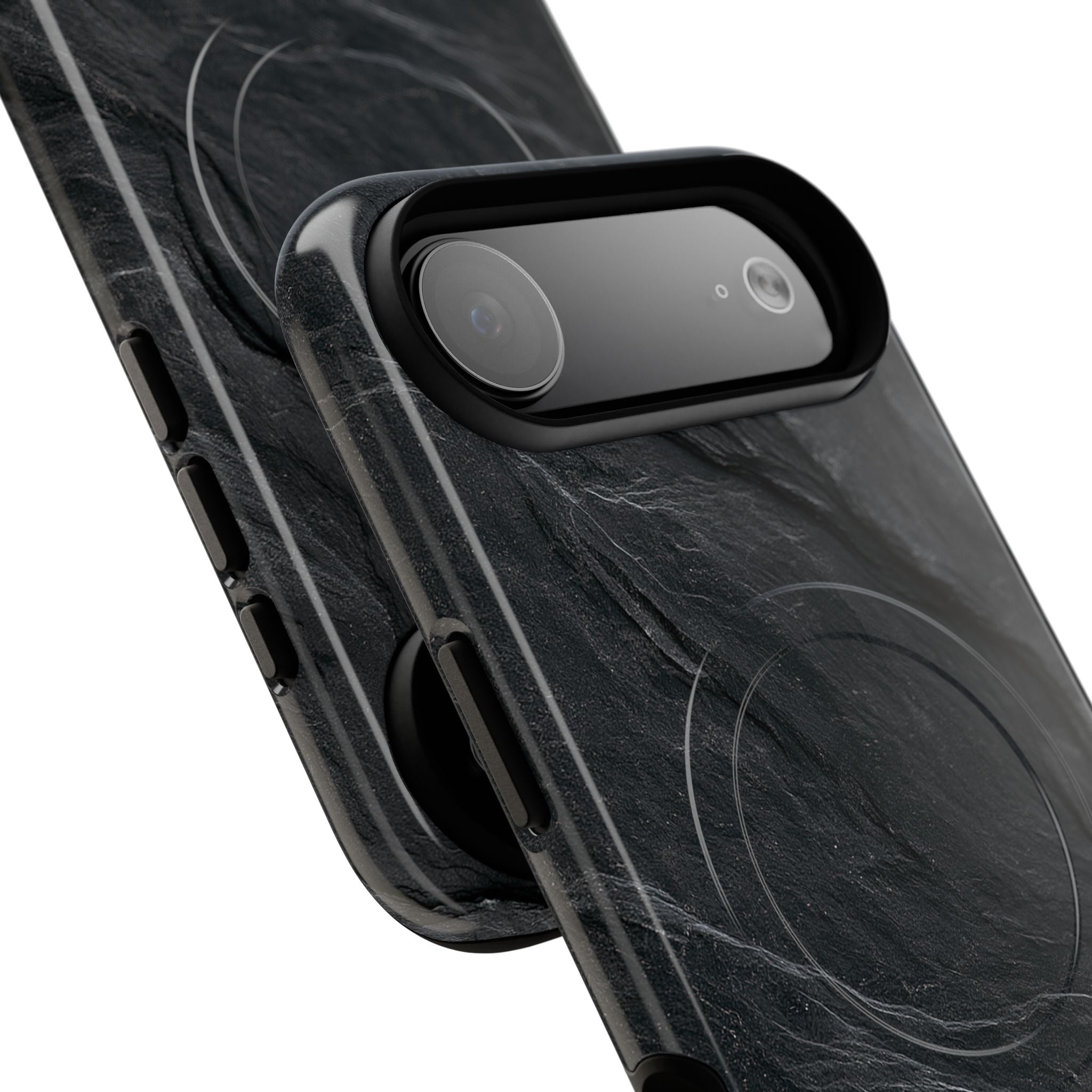 Black Tough 2.0 Magsafe Phone Case for iPhone - Midnight Slate Ridge
