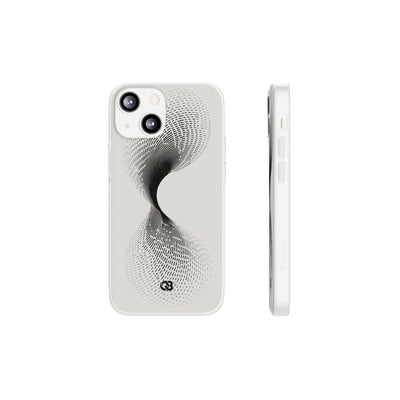 Helical Grid · Lite Phone Case for iPhone ·  Grey