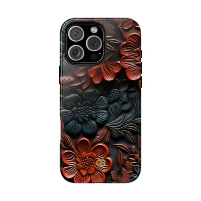 Carved Earth Bloom · Tough Handyhülle für iPhone