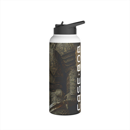 Horned Warrior Flame - Stainless Steel Water Bottle