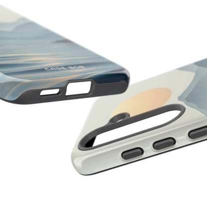 Kultainen horisontti Samsung S25 -kova suojus