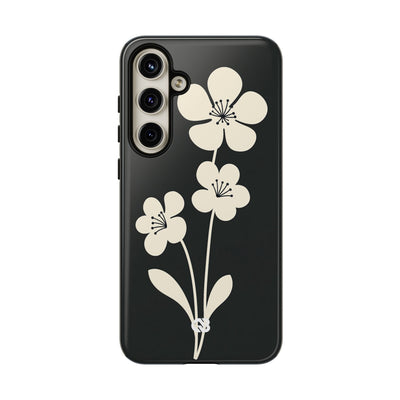 Nordic Blossom · Tough Phone Case for Samsung · Black