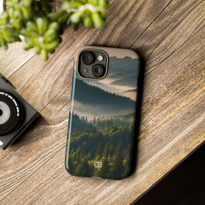 Foggy Mountain Ridge · Tough Phone Case for iPhone