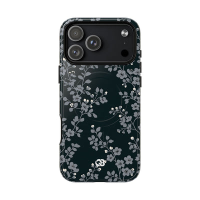 Nocturne Blossom Branch · Tough 2.0 Magnetic Phone Case for iPhone · Black