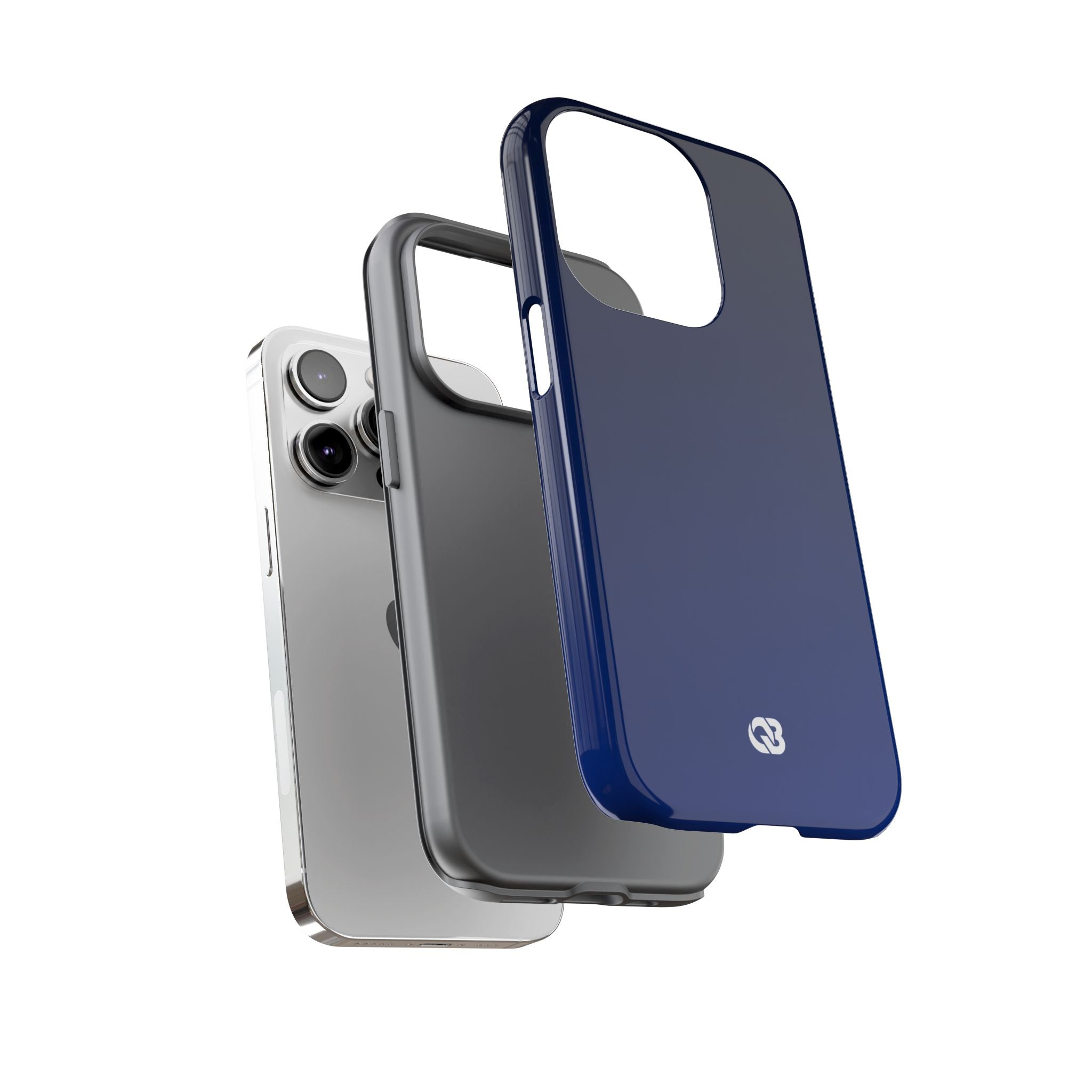 Blue Tough Phone Case for iPhone - Midnight Cobalt Fade