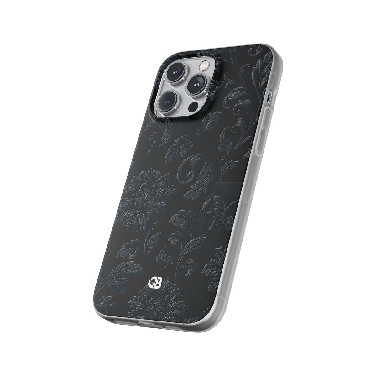 Obsidian Damask · Lite Phone Case for iPhone ·  Black