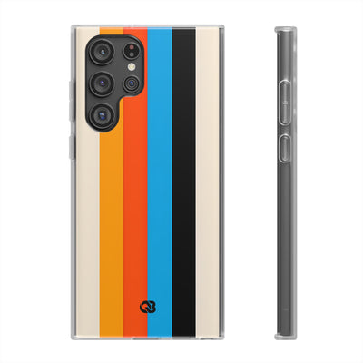 Retro Racing Stripes · Soft Handyhülle für Samsung