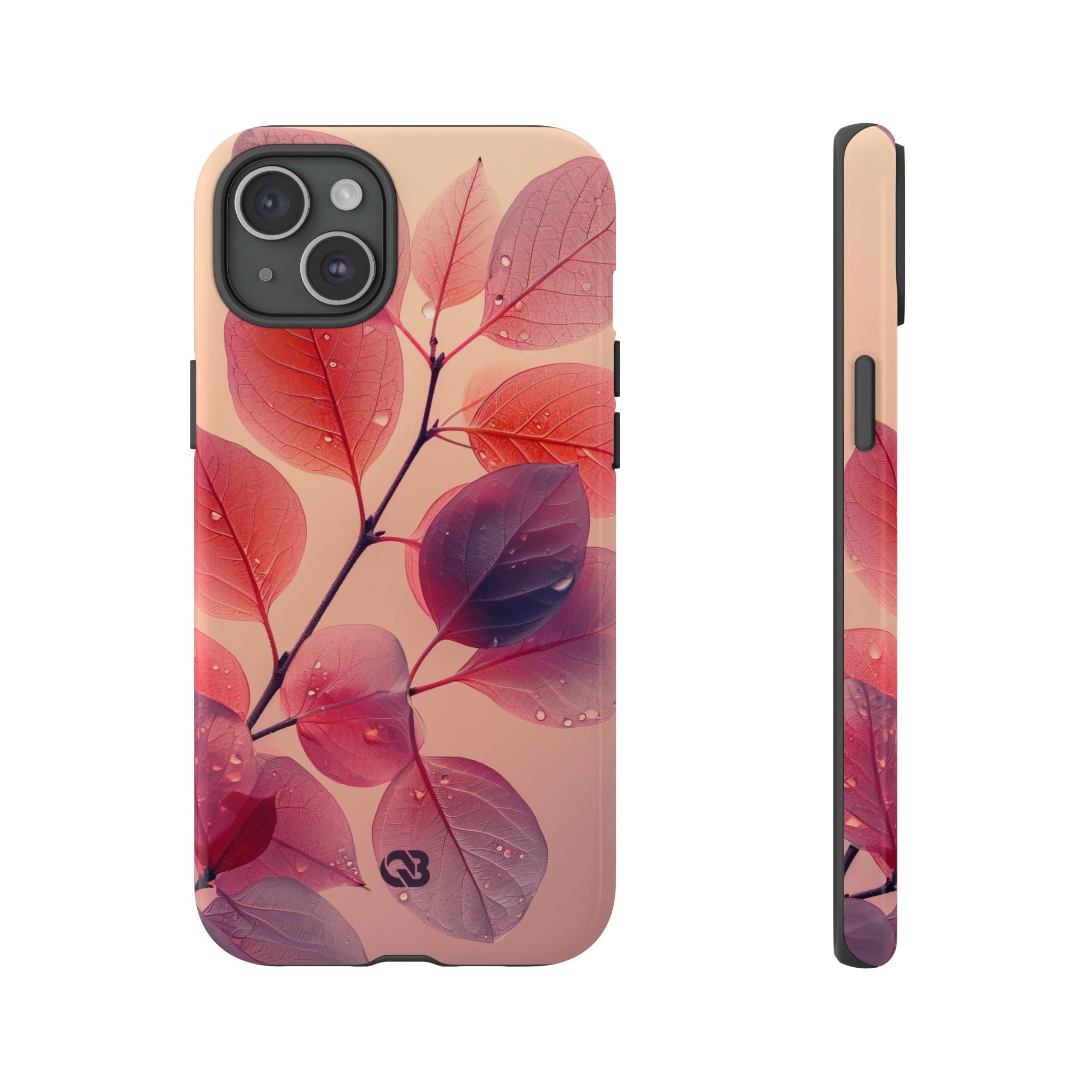 Dewy Magenta Foliage · Tough Phone Case for iPhone