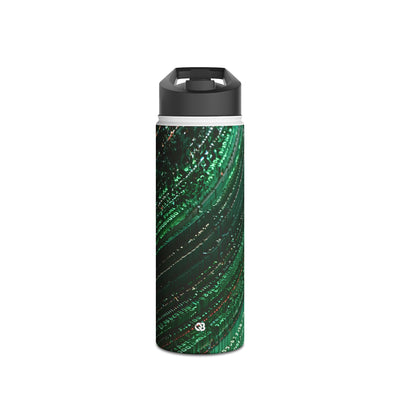 Orbital Data Stream · Insulated Water Bottle · Green