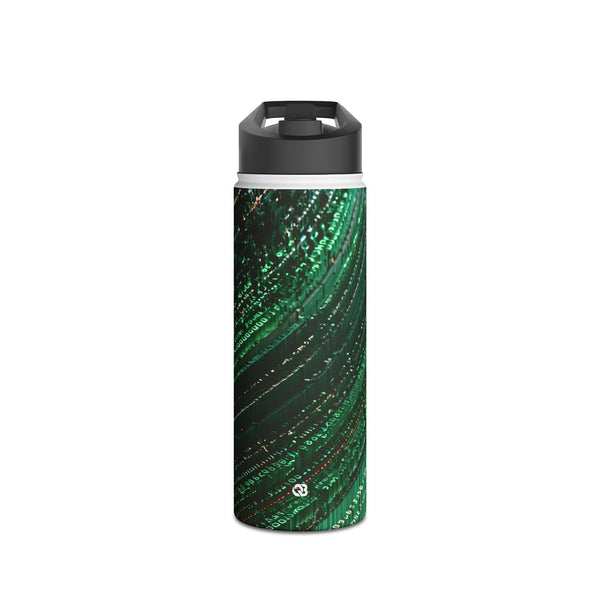 Orbital Data Stream · Insulated Water Bottle · Green