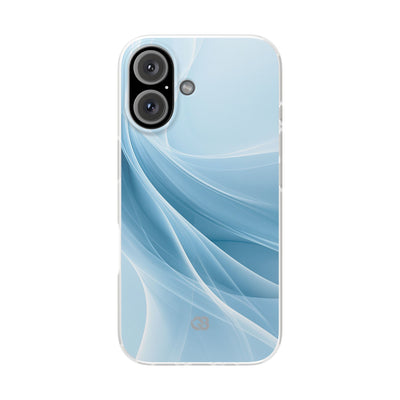 Blue Lite Phone Case for iPhone - Arctic Silk Drift