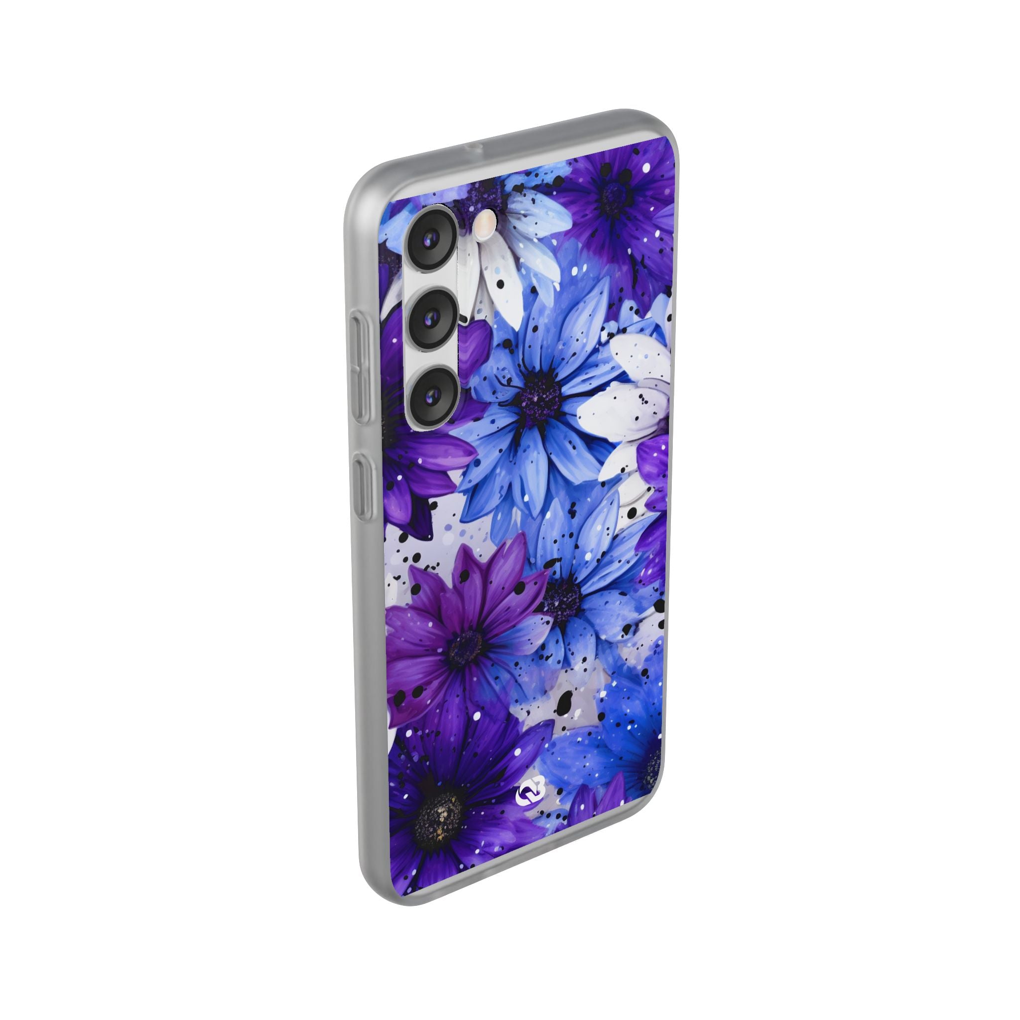 Ink Splatter Blooms · Soft Phone Case for Samsung