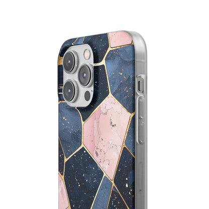 Golden Mosaic iPhone 14 Pro Max Case - Soft