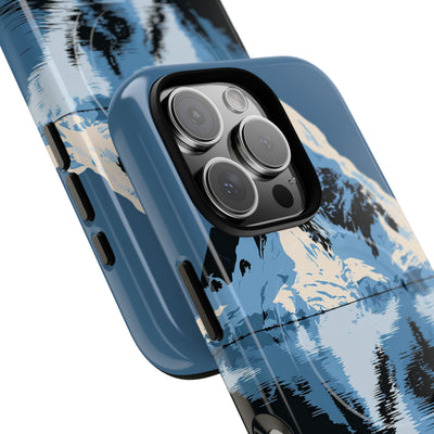 Blue Tough 2.0 Magsafe Phone Case for iPhone - Arctic Summit Mirror