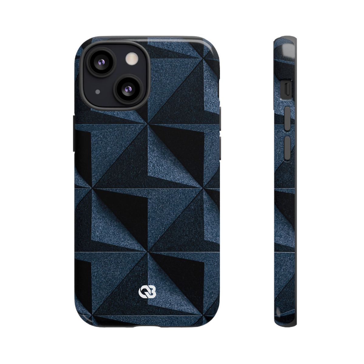 Faceted Slate · Tough Phone Case for iPhone · Blue
