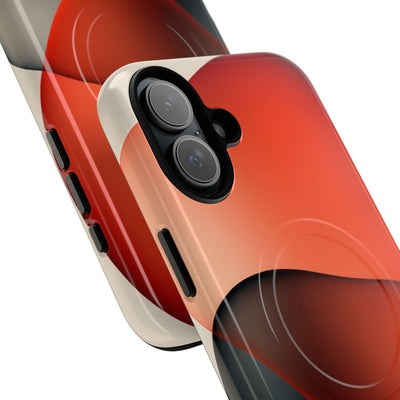 Translucent Crimson Form · Tough 2.0 Magnetic Phone Case for iPhone · Red