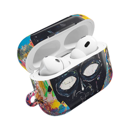 Neon Skull Burst - AirPods Cover