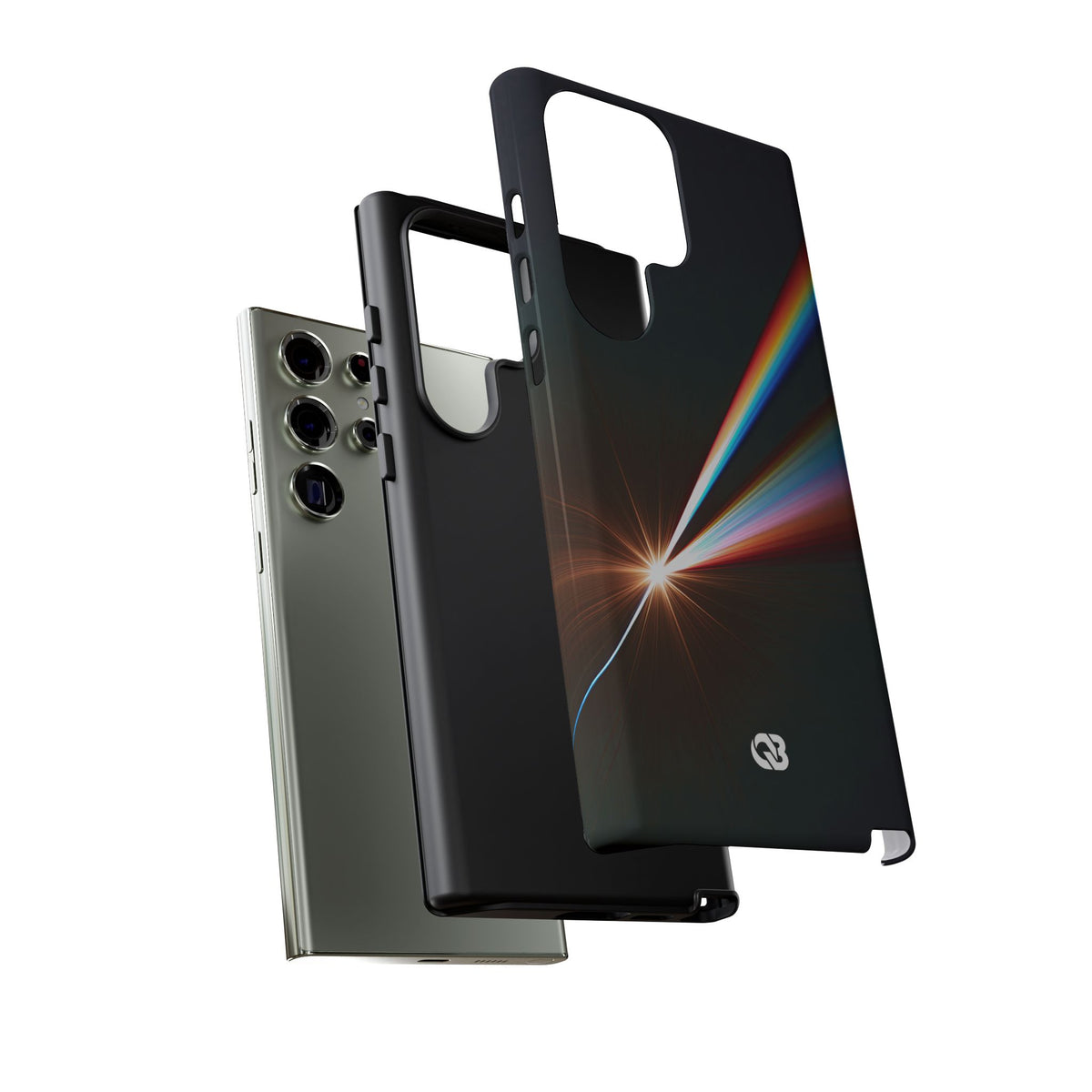 Spectral Refraction · Tough Phone Case for Samsung · Black