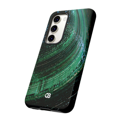 Orbital Data Stream · Tough Phone Case for Samsung · Green