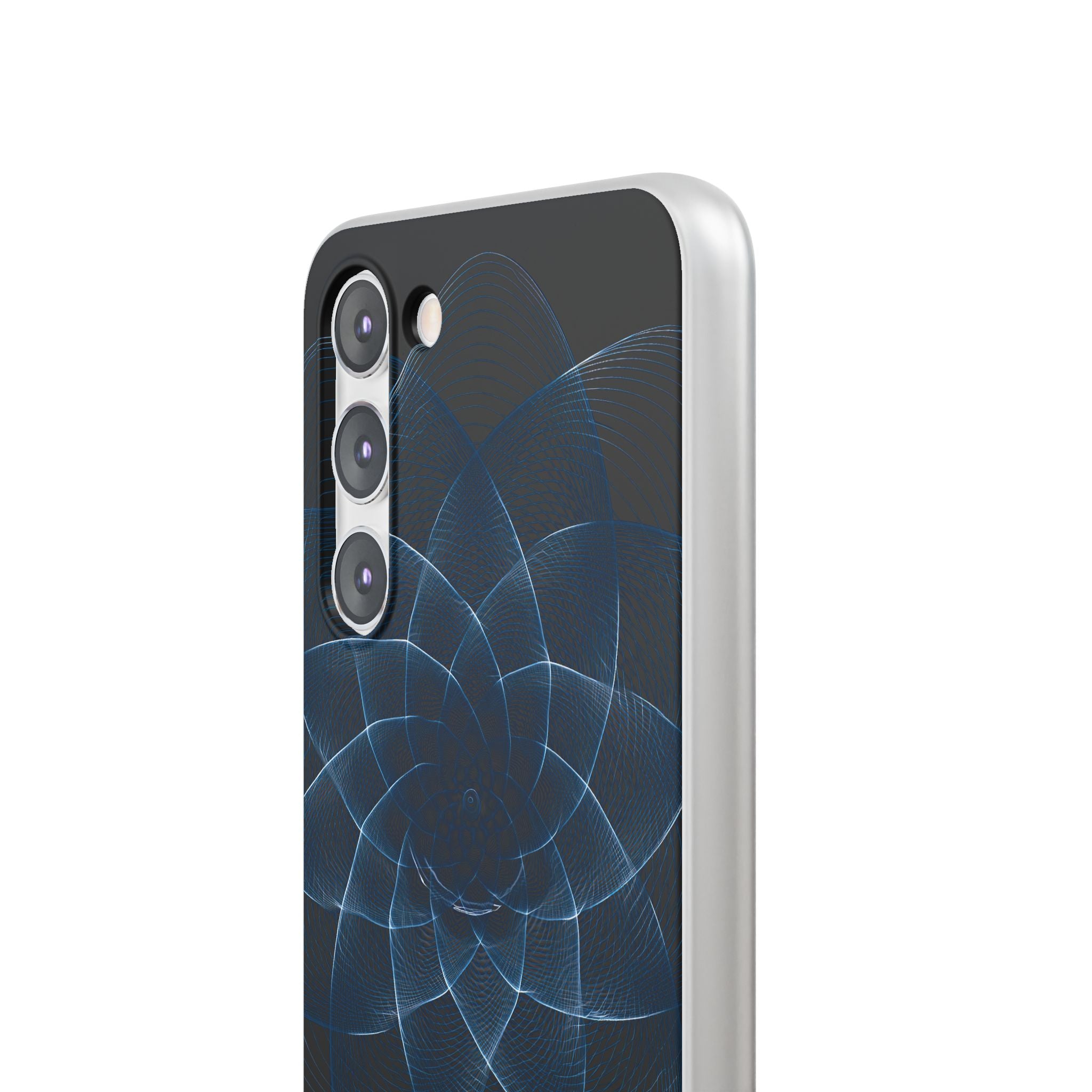 Blue Lite Phone Case for Samsung - Cobalt Geometric Bloom