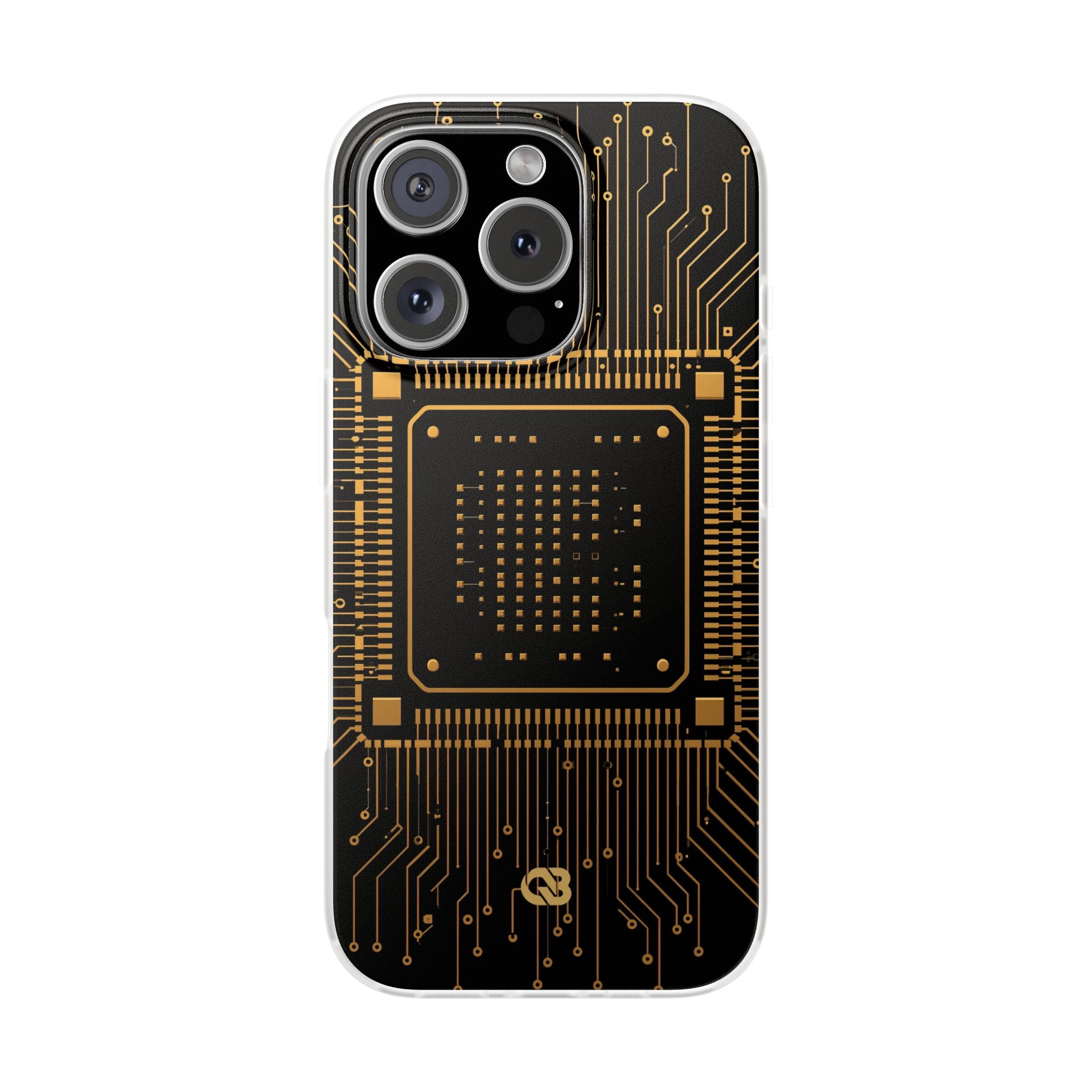 Gold Lite Phone Case for iPhone - Cyber Gold Processor