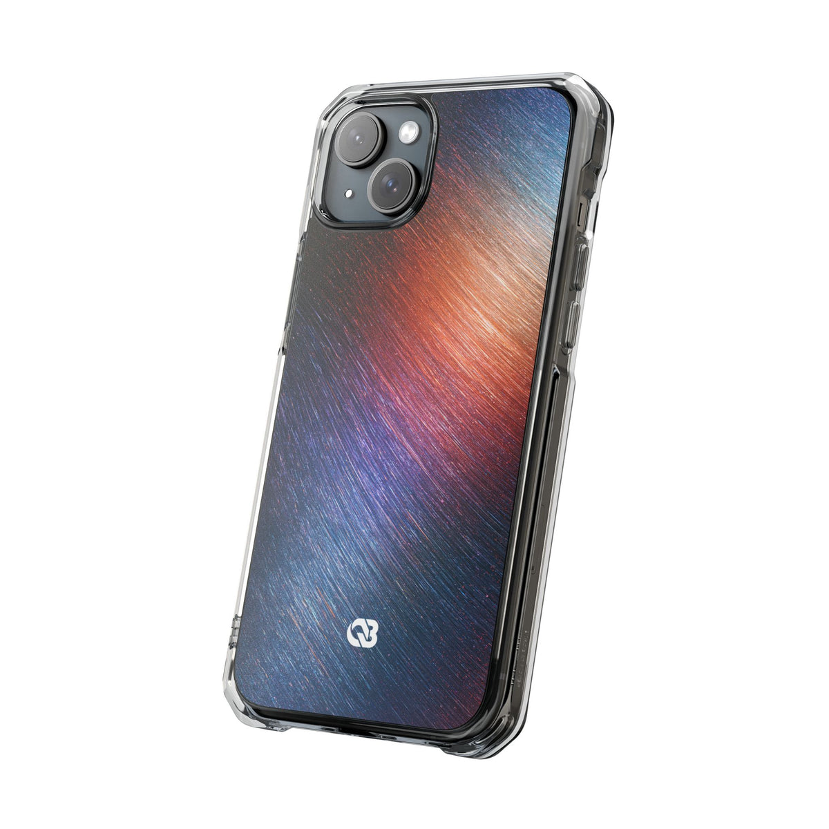 Radiant Energy Stream · Clear Impact Magnetic Phone Case for iPhone · Blue