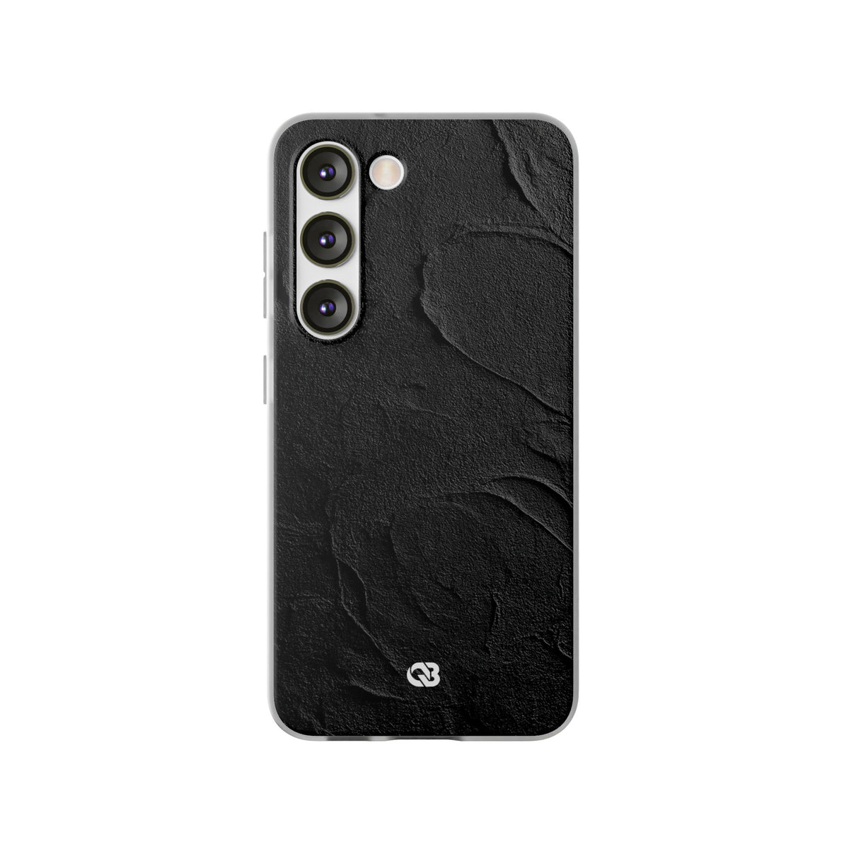 Obsidian Stucco Relief · Lite Phone Case for Samsung · Black