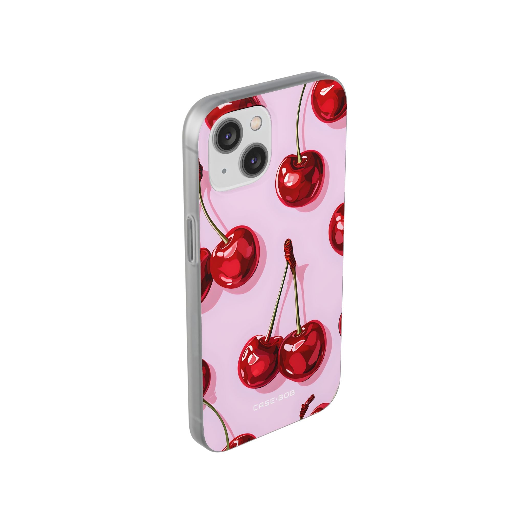 Glossy Cherry Burst iPhone 14 Case - Soft - CASE•BOB