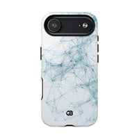Blue Tough 2.0 Magsafe Phone Case for iPhone - Glacial Neural Web