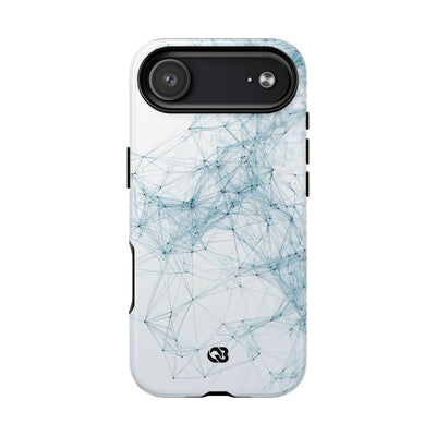 Blue Tough 2.0 Magsafe Phone Case for iPhone - Glacial Neural Web