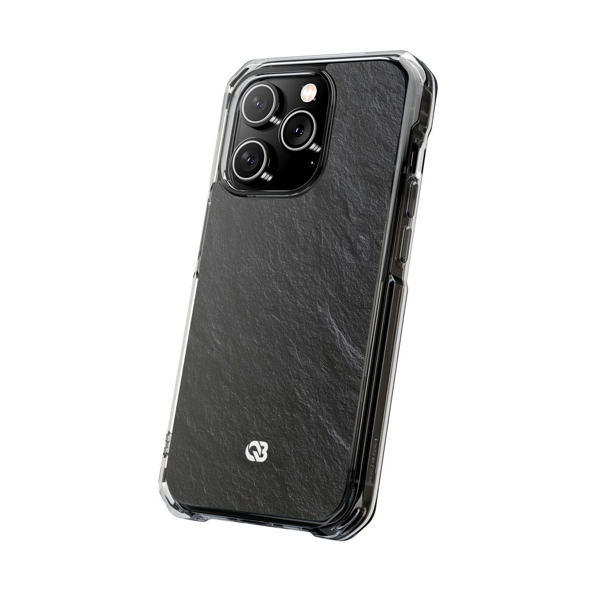 Obsidian Slate · Clear Impact Magnetic Phone Case for iPhone ·  Black