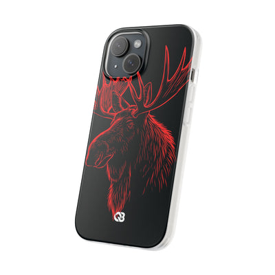 Nordic Elk · Lite Phone Case for iPhone ·  Black