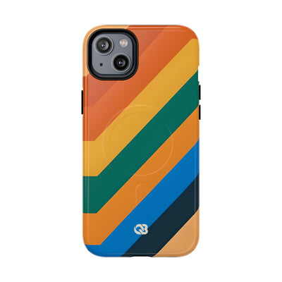 Retro Ridge Lines · Tough+ Magsafe