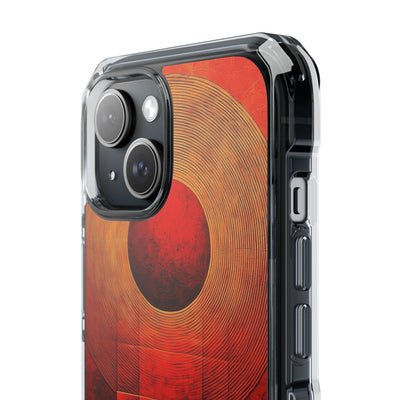 Crimson Solar Halo · Impact Phone Case for iPhone · Magsafe