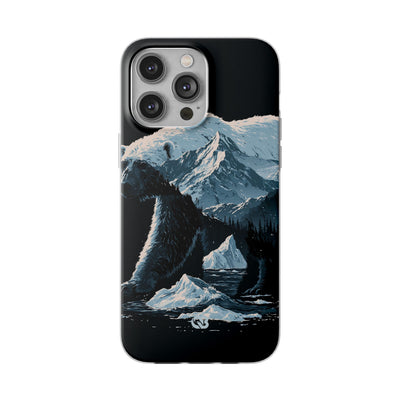 Nordic Arctic Bear · Lite Phone Case for iPhone ·  Black