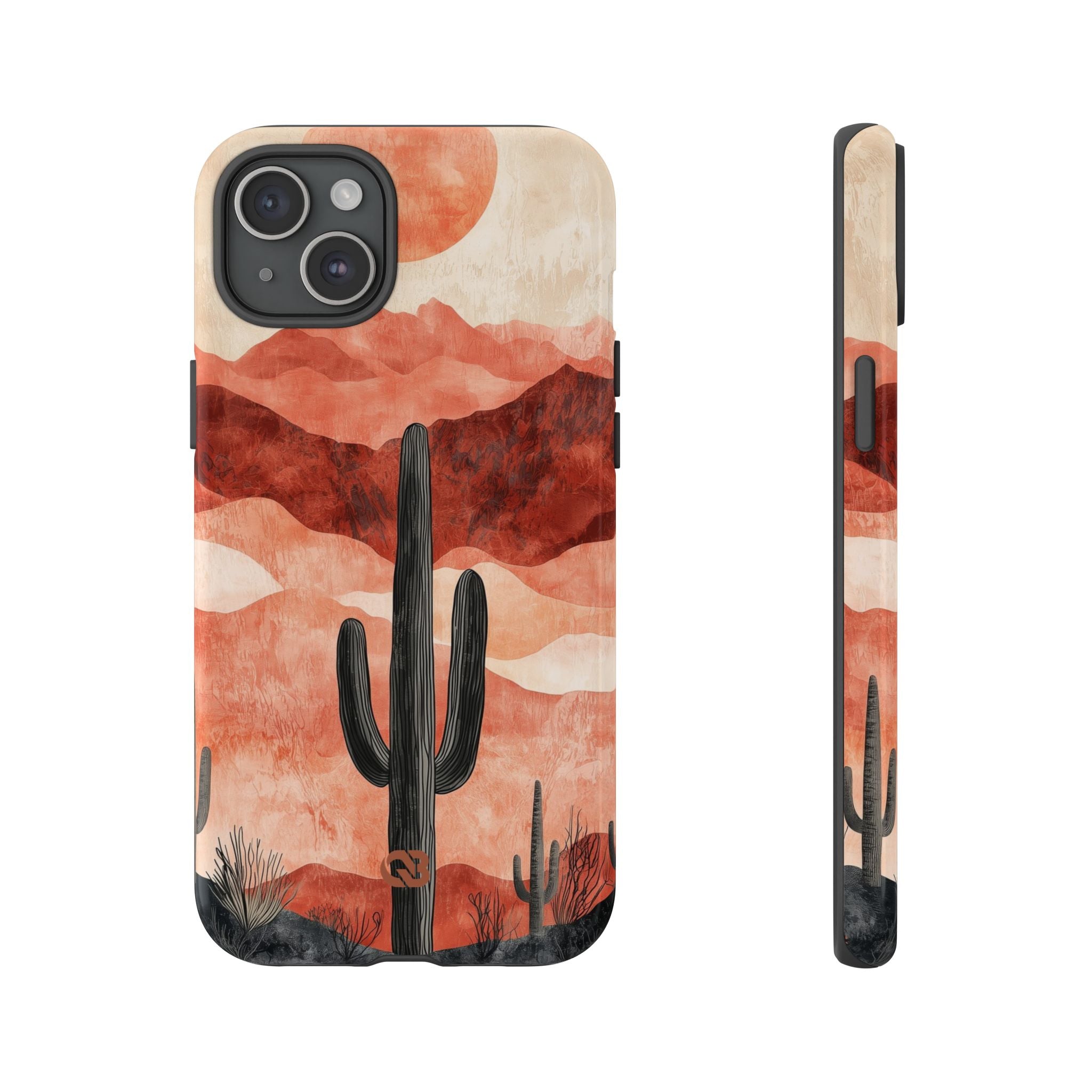 Terracotta Desert Sun · Tough Phone Case for iPhone
