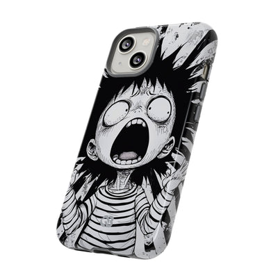 Chaotic Monochrome Scream · Tough Fundas para teléfono para iPhone
