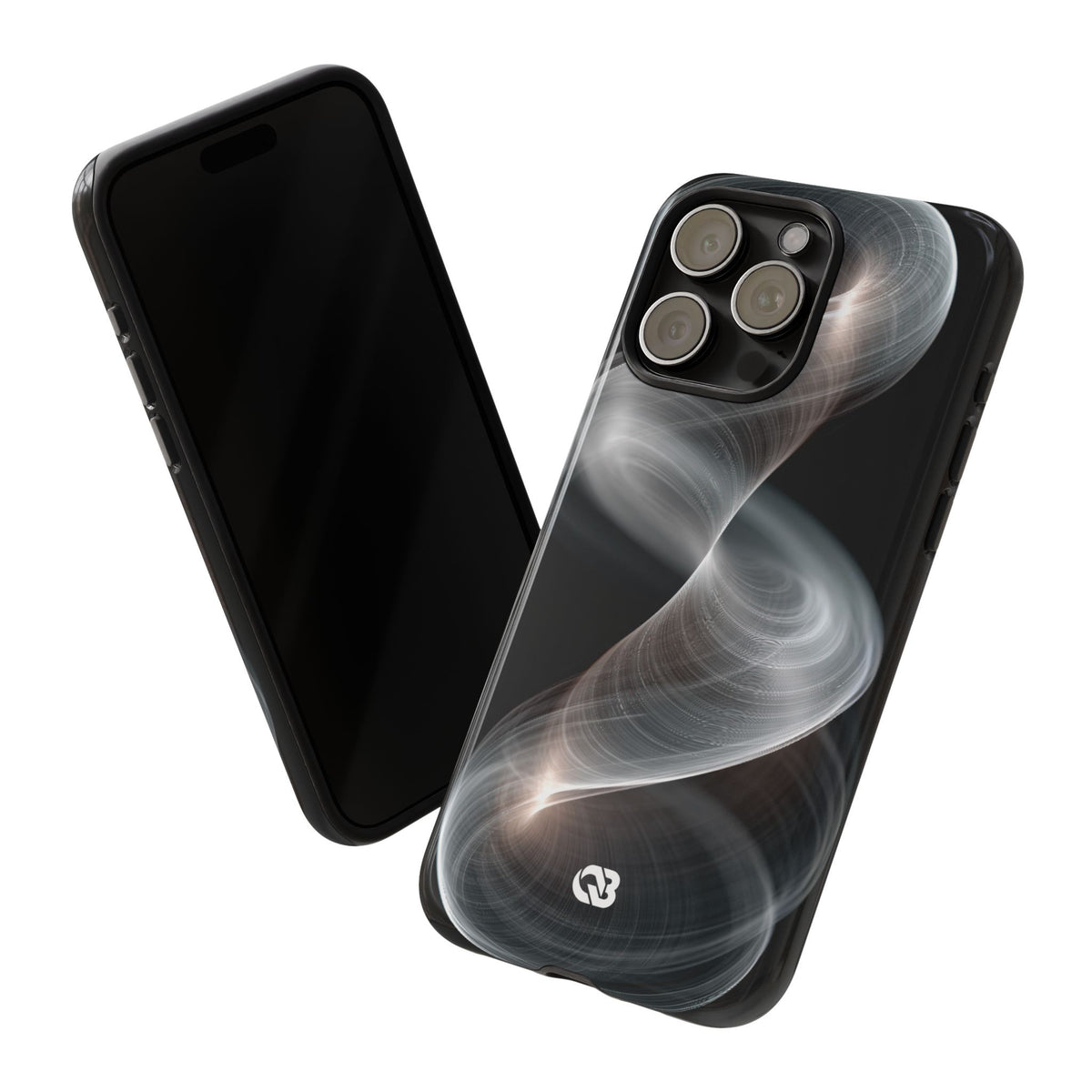 Luminous Vortex · Tough Phone Case for iPhone · Black