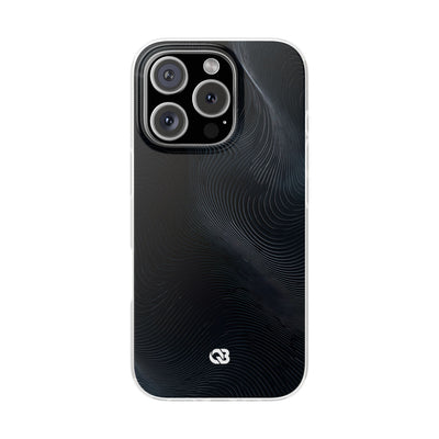 Black Lite Phone Case for iPhone - Obsidian Ridge Flux