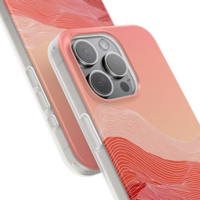 Coral Ridge Contours · Lite Phone Case for iPhone ·  Red